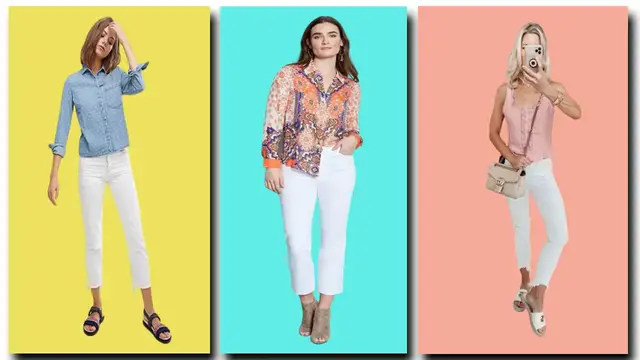 'Video thumbnail for How to Style White Cropped Jeans?'