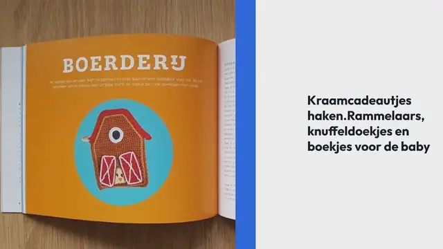 Video thumbnail for Kraamcadeautjes haken. Rammelaars, knuffeldoekjes en boekjes voor de baby