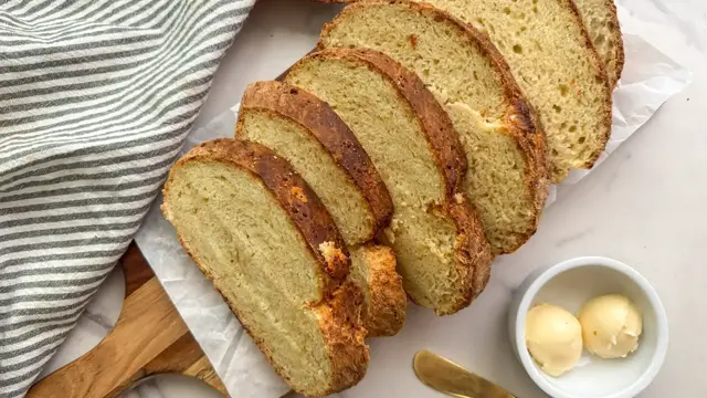 'Video thumbnail for Bored Of Sourdough? Try This Asiago Bread Recipe'
