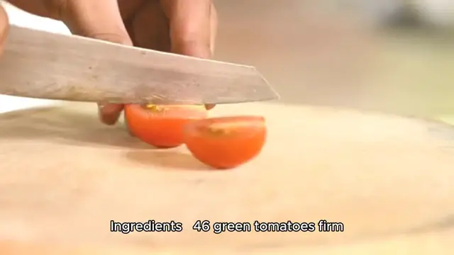 Video thumbnail for green tomato recipe