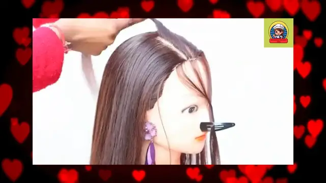 Video thumbnail for Valentine's Day Hair Style Stylish Simple And Cute