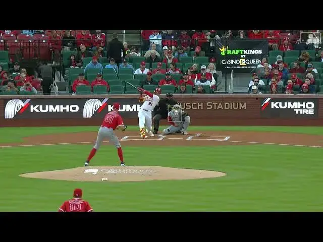 'Video thumbnail for Lars Nootbaar SMACKS a Solo Home Run! | 2nd HR of 2025 | St. Louis Cardinals | 03/31/2025'