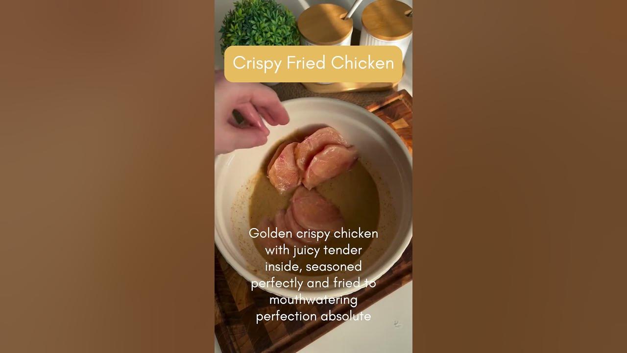 Video thumbnail for Crispy Fried Chicken Recipe Easy Homemade Southern Style