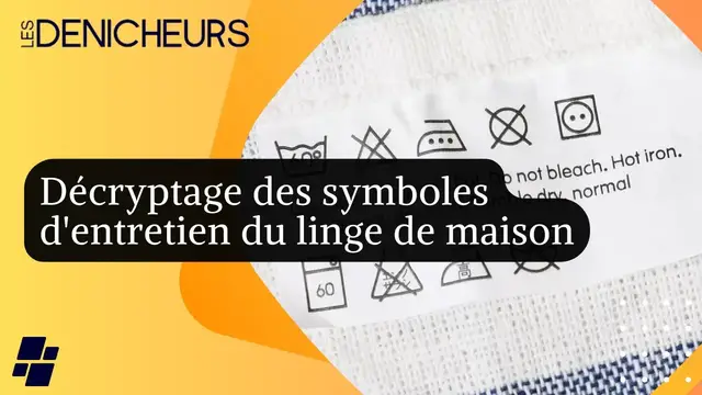 Video thumbnail for #️⃣©️®️ Décryptage des étiquettes et symboles d'entretien du linge de maison : que signifient-ils ?