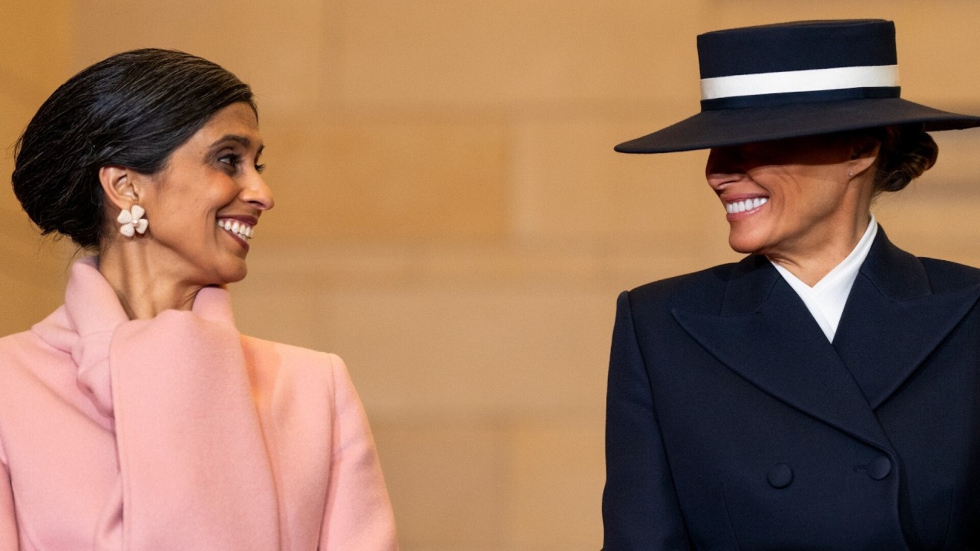 Video thumbnail for The Dead Giveaway Melania Trump And Usha Vance Don't Talk To Each Other