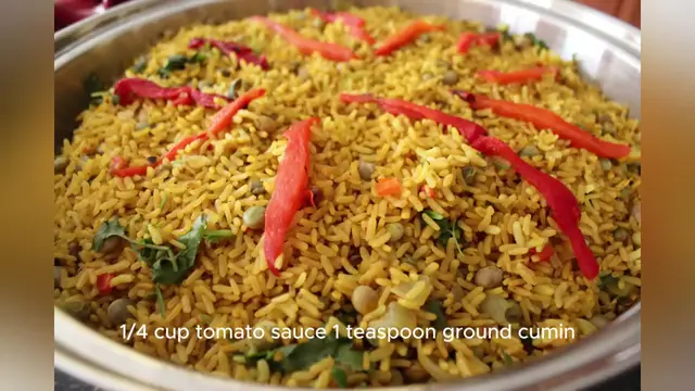 Video thumbnail for arroz con gandules recipe