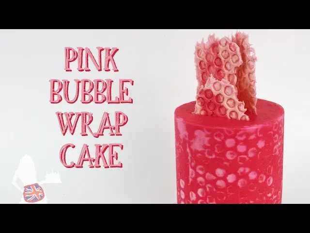 'Video thumbnail for Pink Bubble Wrap Cake'
