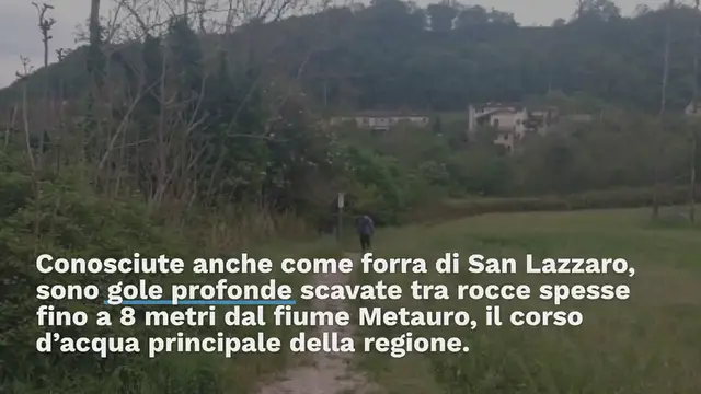 Video thumbnail for ESCURSIONE ALLE MARMITTE DEI GIGANTI DI FOSSOMBRONE