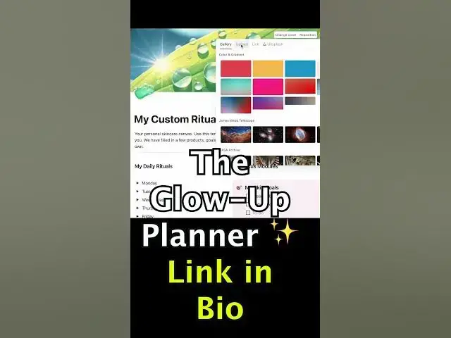 'Video thumbnail for For the one who does it their own way. The Custom Ritual builder lets you create the exact planner'