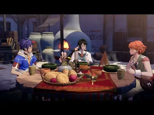 Video thumbnail for Fire Emblem: Fortune's Weave - Part 1 Cai's Path Chapter 3: Awaiting You at The Inn: Innkeeper Chat