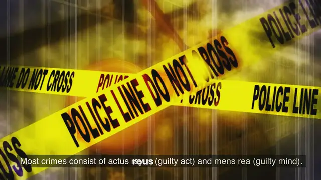 Video thumbnail for Mens rea - intention - www.e-lawresources.co.uk