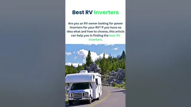'Video thumbnail for Best Rv Inverters #shorts'