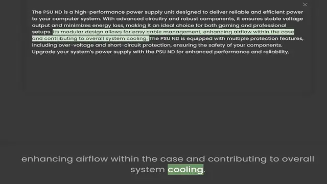 Video thumbnail for to your computer system. With advanced circuitry and robust components, it ensures stable voltage output and minimizes energy loss, making it an ideal choice for both gaming and professional setups. Its modular design allows for easy cabl