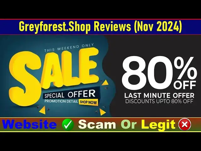 Video thumbnail for Greyforest Reviews: Before Buy Check Greyforest.Shop Is Scam Or Legit? | Product Review