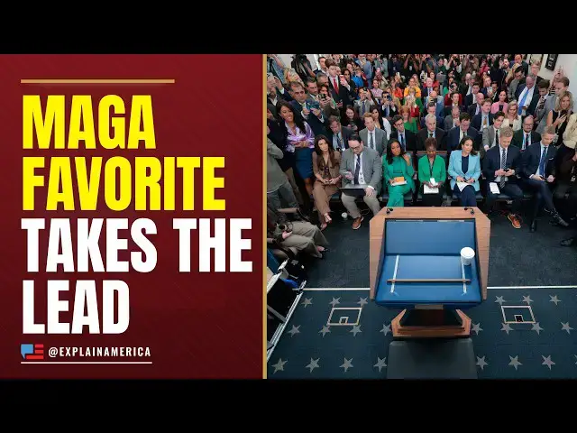 Video thumbnail for PRESS SECRETARY RACE EXPLODES - MAGA Favorite Makes His Move