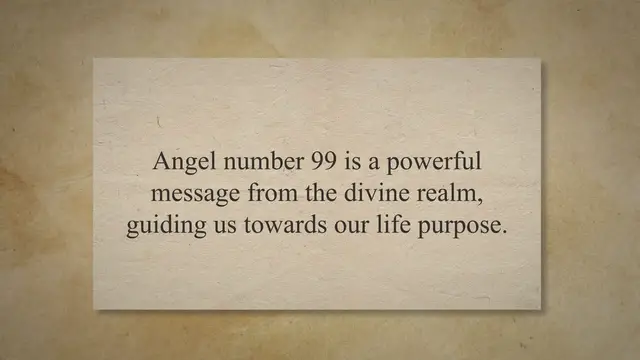 'Video thumbnail for 99 Angel Number Meaning'
