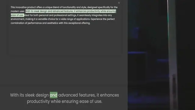 Video thumbnail for modern user. With its sleek design and advanced features, it enhances productivity while ensuring ease of use. Ideal for both personal and professional settings, it seamlessly integrates into any environment, making it a versatile choice