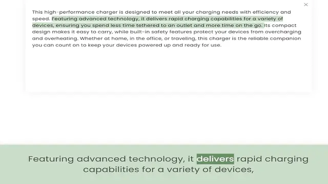 Video thumbnail for speed. Featuring advanced technology, it delivers rapid charging capabilities for a variety of devices, ensuring you spend less time tethered to an outlet and more time on the go. Its compact design makes it easy to carry, while built-in