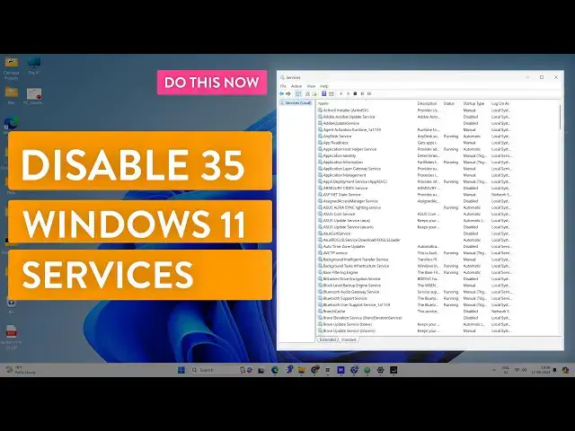 Video thumbnail for I Disabled 35 Windows 11 Services for Insane Performance Boost! (Do This for Faster PC)