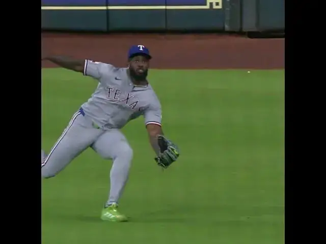 'Video thumbnail for Adolis Garcia's INCREDIBLE Diving Catch!'