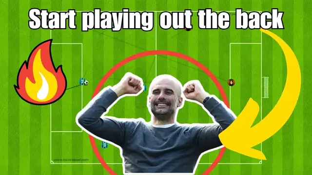 'Video thumbnail for 4v4 Small Sided Possession Soccer/ Football Game To Play Out The Back'