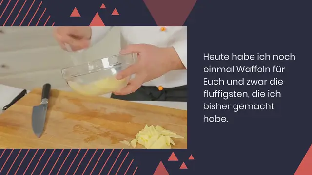 Video thumbnail for Fluffige Quark-Waffeln: