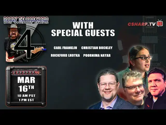 'Video thumbnail for Rockin’ The Code World with dotNetDave: Panel Discussion - Ep. 99'