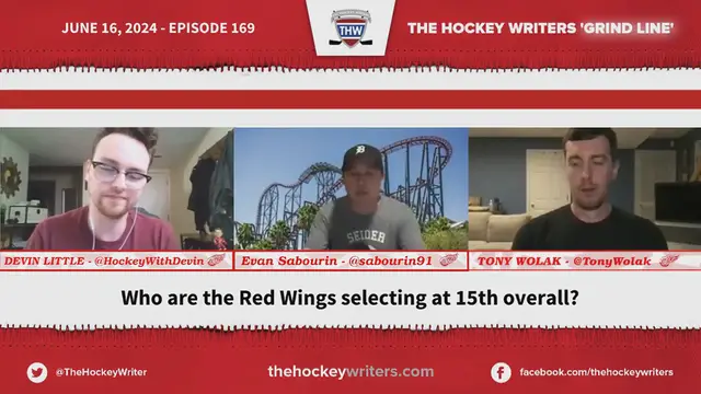 Video thumbnail for 2024 NHL Mock Draft - Red Wings Select Beckett Sennecke at 15th Overall