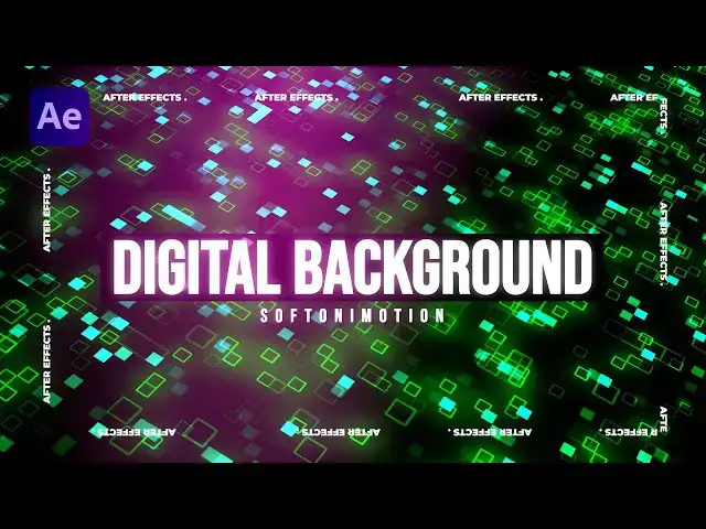 'Video thumbnail for How to Make a Futuristic Digital Background Animation in After Effects Tutorial'