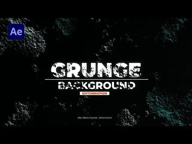 'Video thumbnail for How to Create a GRUNGE BACKGROUND in After Effects Tutorial'
