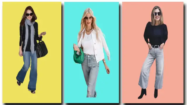 Video thumbnail for How to wear high-waisted jeans over 40?