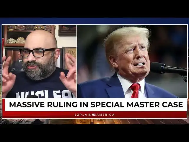 Video thumbnail for Judge Makes Massive Ruling In Special Master Case - Department Of Justice Reeling