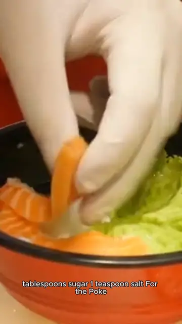 Video thumbnail for poke bowl recipe