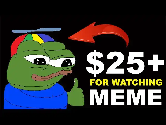 Video thumbnail for Earn $25 Per Minute Watching Memes - Paypal Free Money (No Investment & No Surveys)