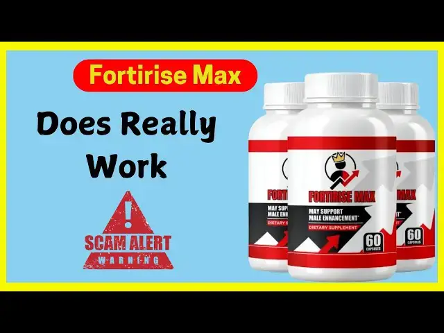 Video thumbnail for Fortirise Max Reviews Consumer Reports: Before Buy Check Fortirise Max Is Scam Or Legit? |