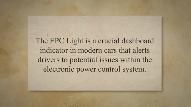 'Video thumbnail for EPC Light 🚗 Meaning, Causes, How to Fix and Reset'