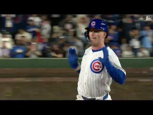 'Video thumbnail for Pete Crow-Armstrong LAUNCHES a Two-Run Home Run! | 4th HR of 2025 | Chicago Cubs | 04/22/2025'