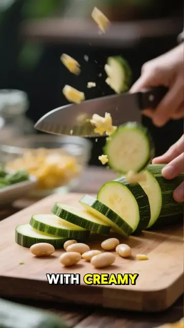 'Video thumbnail for Courgette and butter bean salad'