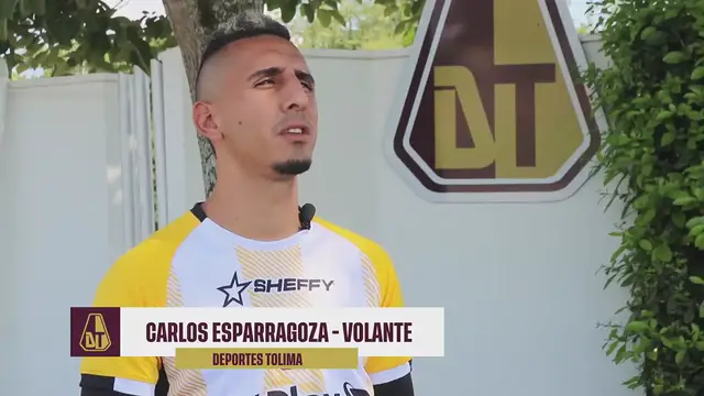 Video thumbnail for Carlos Esparragoza y su continuidad en Deportes Tolima para 2024