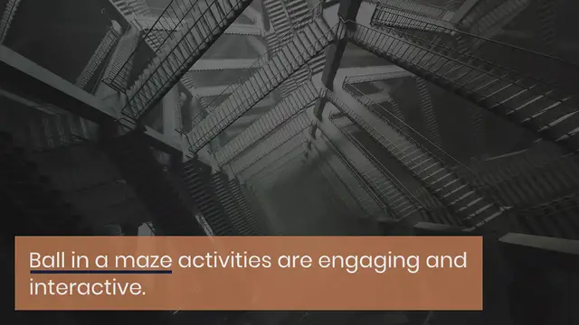 Video thumbnail for Ball In A Maze Activities