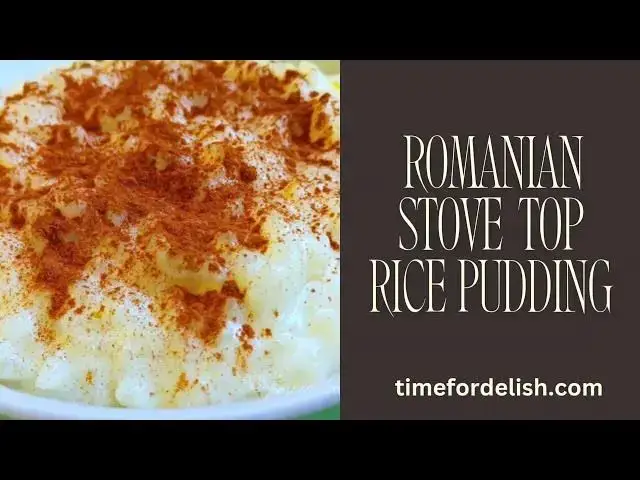 Video thumbnail for Romanian Rice Pudding (Orez Cu Lapte)