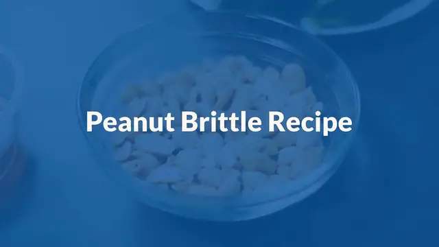 'Video thumbnail for Peanut Brittle Recipe'