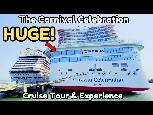 Video thumbnail for Carnival Celebration Cruise & Room Tour | Miami 6 Day Caribbean Cruise