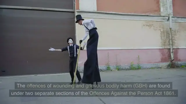 Video thumbnail for Wounding and GBH S.18 www.e-lawresources.co.uk