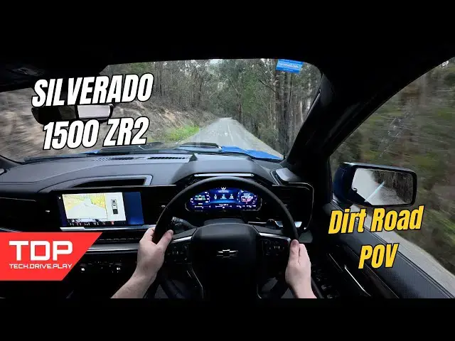 'Video thumbnail for 2025 Chevrolet Silverado ZR2 Dirt Road POV — Off-Road V8 Power'