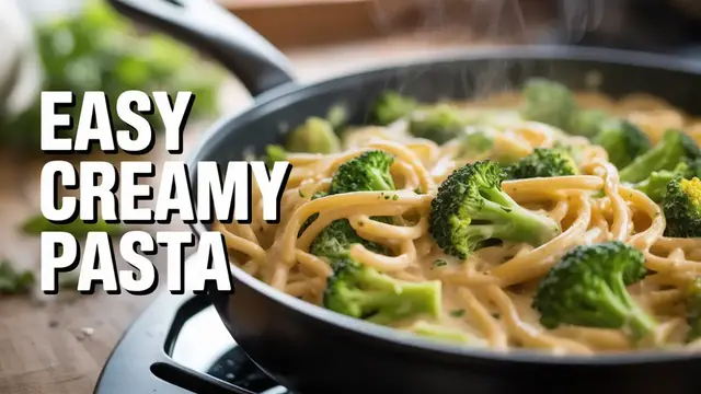 'Video thumbnail for Creamy One-Pot Broccoli Pasta | Easy Weeknight Dinner Recipe'