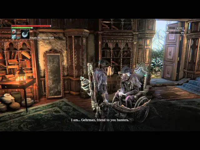 Video thumbnail for Bloodborne NG+ - Hunter's Dream: Accept Weapons (Hunter's Axe / Pistol) Gehrman "Welcome" Chat