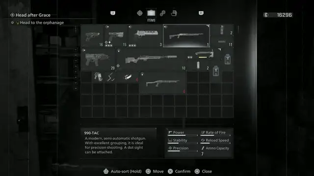 Video thumbnail for Resident Evil Requiem Default - Leon Raccoon City: Gun Shop Kendo W870 Police | Use Supply Box