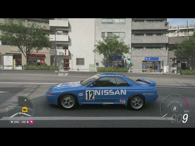 Video thumbnail for Forza Horizon 6 - 1990 #12 Skyline GT-R BNR32 Gr.A Tokyo City Drive Gameplay