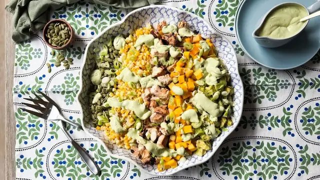 'Video thumbnail for This Mango Avocado Chicken Salad Recipe Belongs In Your Bookmarks'